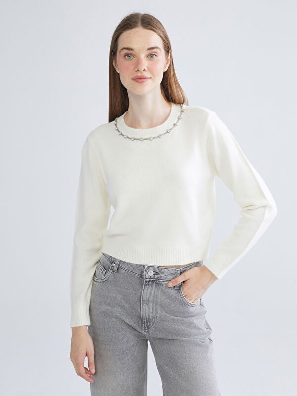 Moudda LC Waikiki - Tricot pullover pour Femmes - Tunisie 1