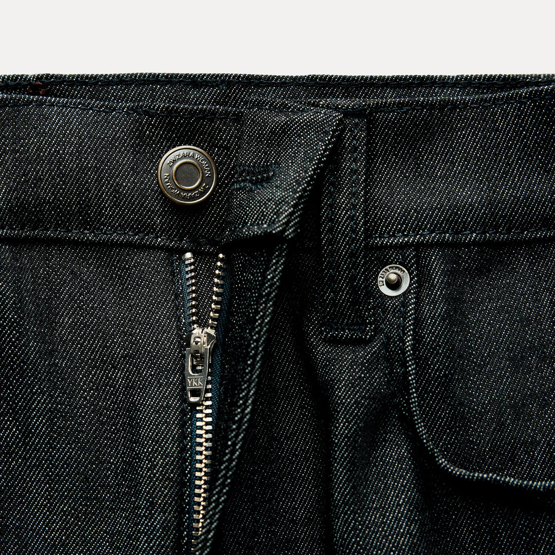 Moudda ZARA - Jean bootcut court bleu cryptique - Tunisie 3