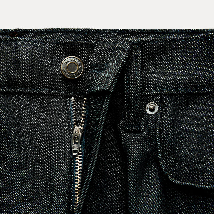 Moudda ZARA - Jean bootcut court bleu cryptique - Tunisie 3