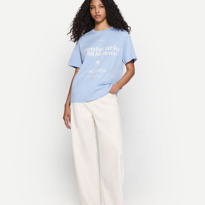 Moudda BERSHKA - T-Shirt - Imprimé LA/Montecarlo/Venice - Tunisie 1
