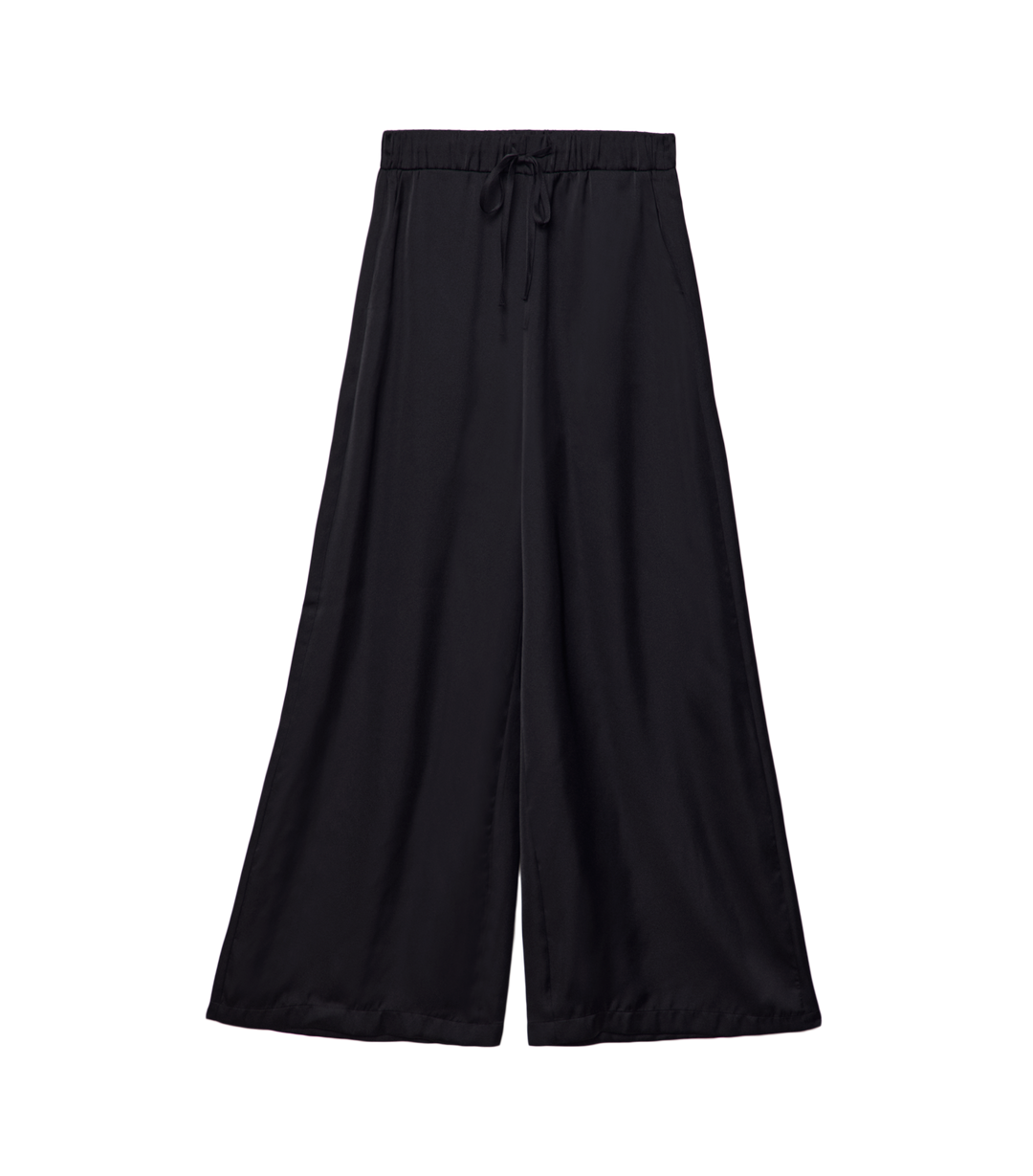 Moudda STRADIVARIUS - Pantalon Large Pull-On en Satin Collection Calor - Tunisie 4