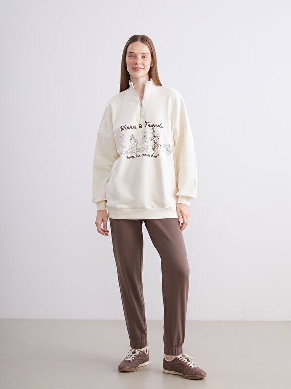 Moudda LC Waikiki - Pantalon en jersey Femme Brun - Tunisie 1