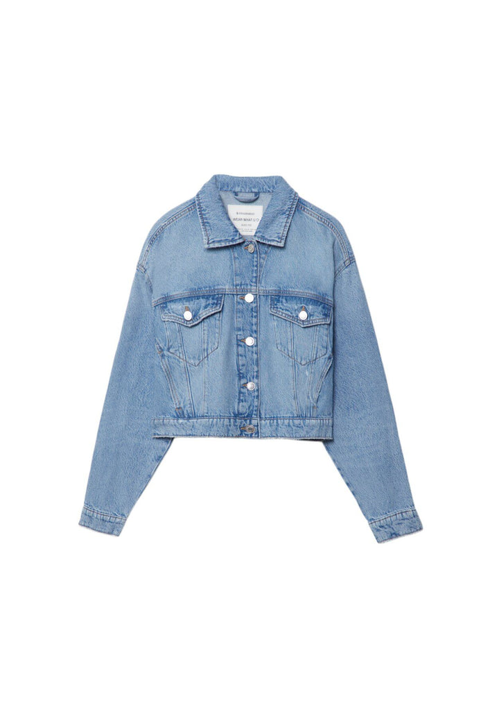 Moudda STRADIVARIUS - Veste en Denim Coupe Boxy - Tunisie 1