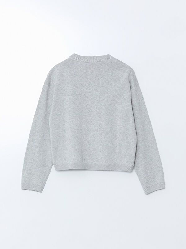 Moudda LC Waikiki - Pull en tricot Fille Mélange de gris - Tunisie 3