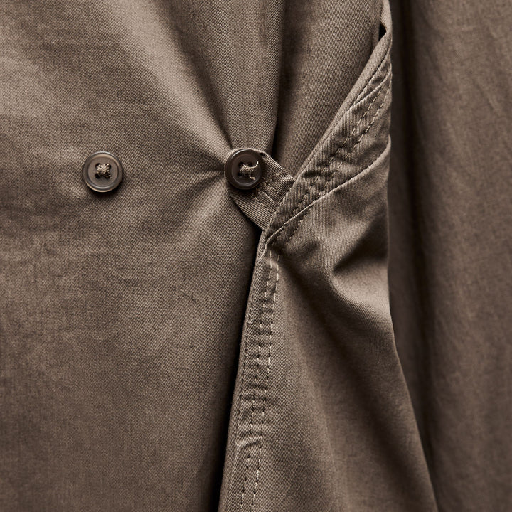 Moudda ZARA - Chemise oversized gabardine boutons taille - Tunisie 4