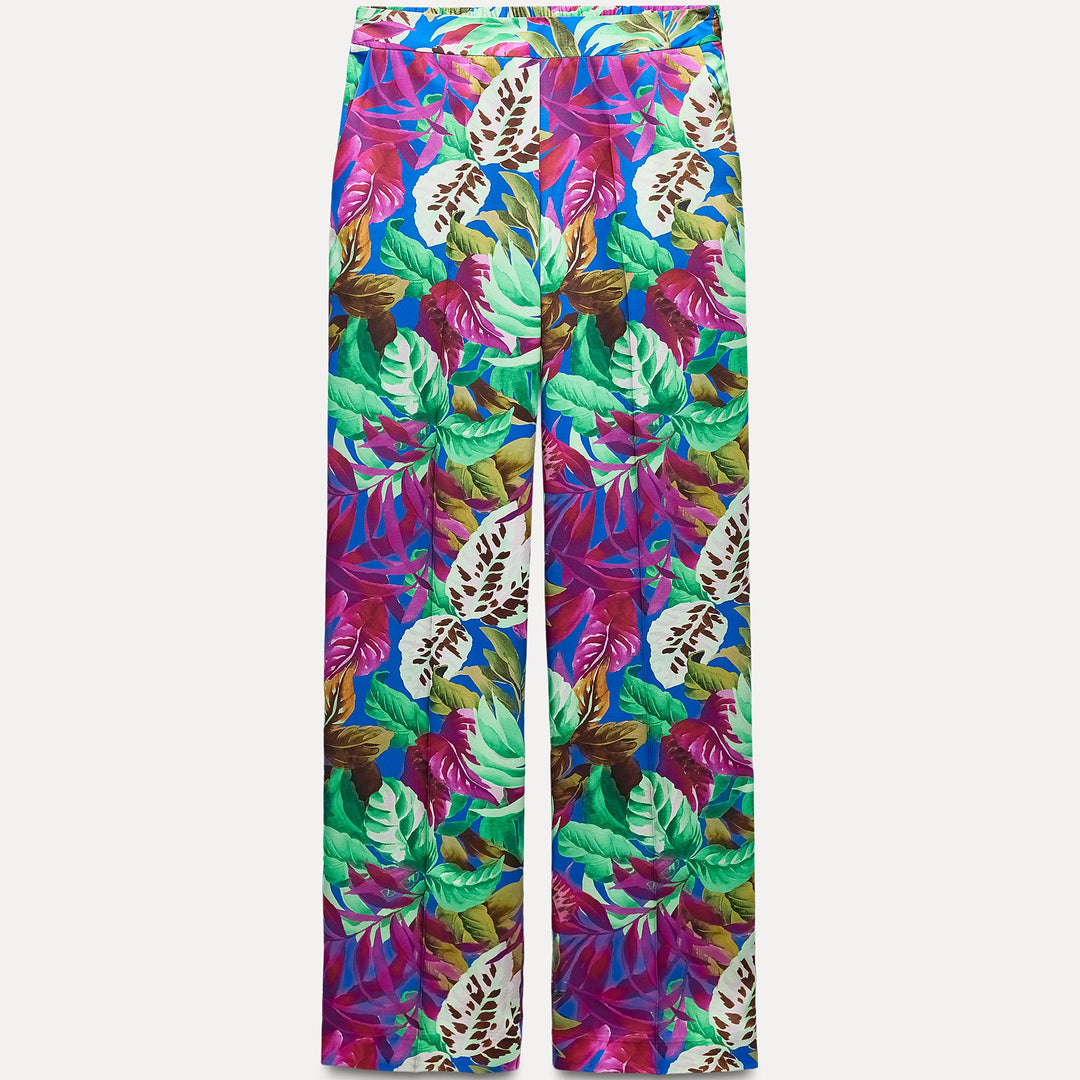 Moudda ZARA - Ensemble pantalon imprimé, taille mi-haute élastique - Tunisie 1