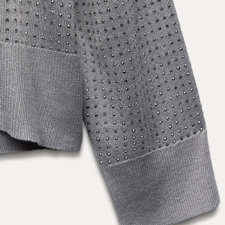 Moudda ZARA - Pull 50/50, strass - Tunisie 3