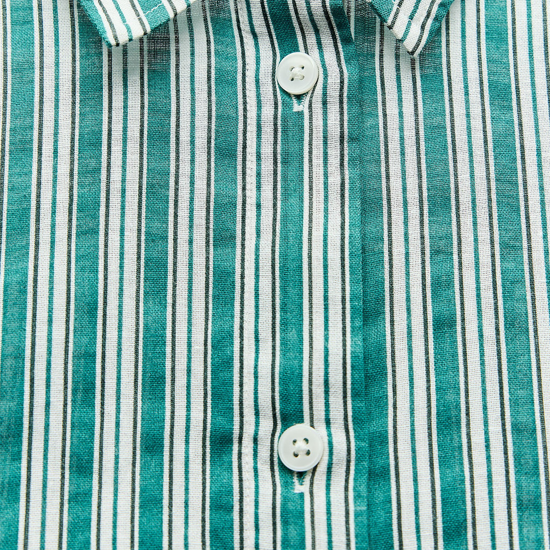 Moudda ZARA - Chemise ample en gaze rayée imprimée - Tunisie 3