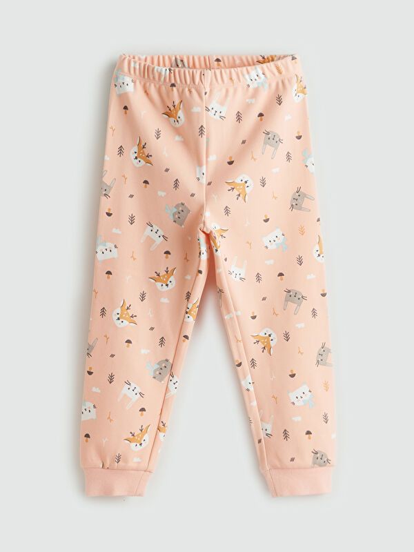 Moudda LC Waikiki - Sous-vêtement jersey pyjama manches longues milieu pour Filles - Tunisie 3