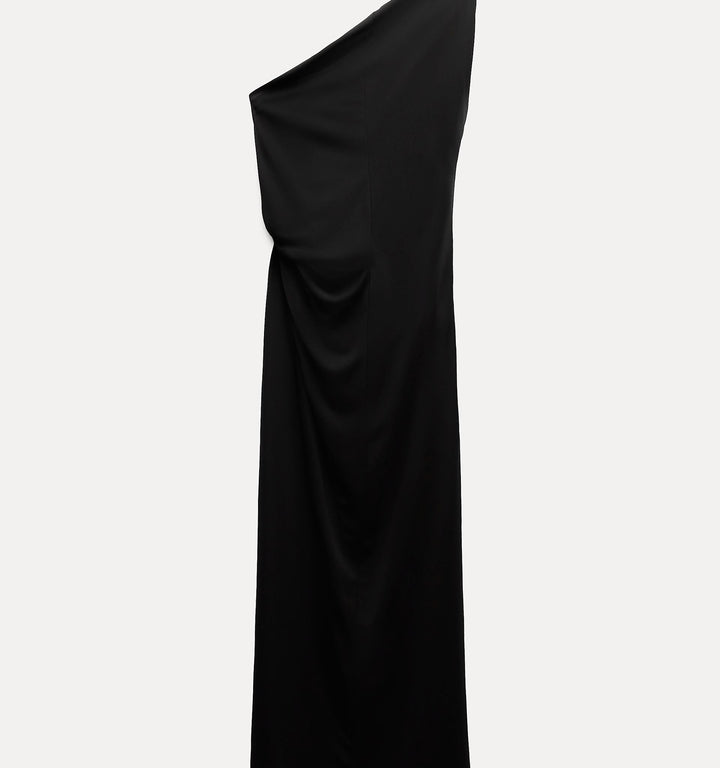 Moudda ZARA - Robe mi-longue drapée asymétrique - Tunisie 7