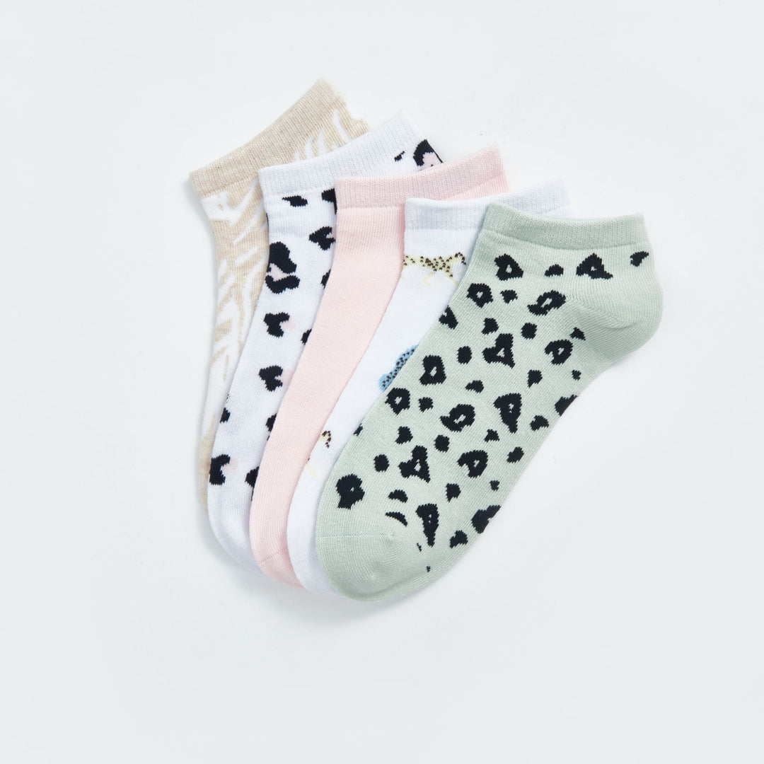 Moudda LC Waikiki - Chaussettes pour sneakers Femme Bleu aqua pâle - Tunisie 2