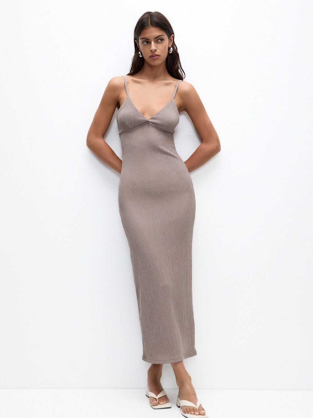 Moudda PULL & BEAR - Robe Midi Bambula Bretelles - Tunisie 2