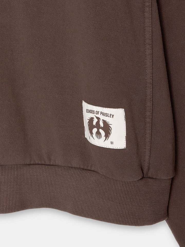 Moudda PULL & BEAR - Sweat Col Rond Lavé Browns - Tunisie 2