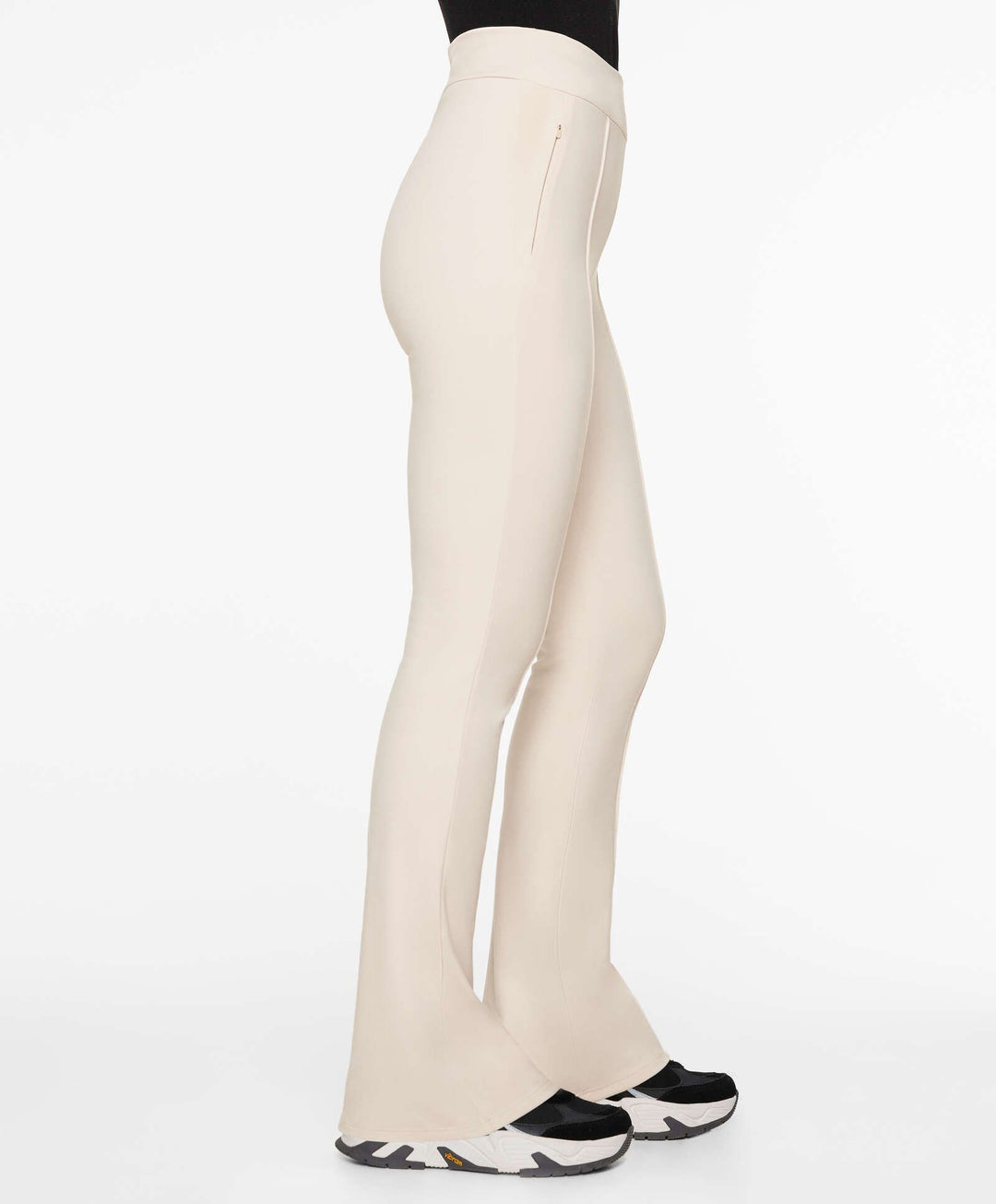 Moudda Oysho - Pantalon Long Flare Chaud - Taille Haute, Cheville, Zip & Couture - Tunisie 7