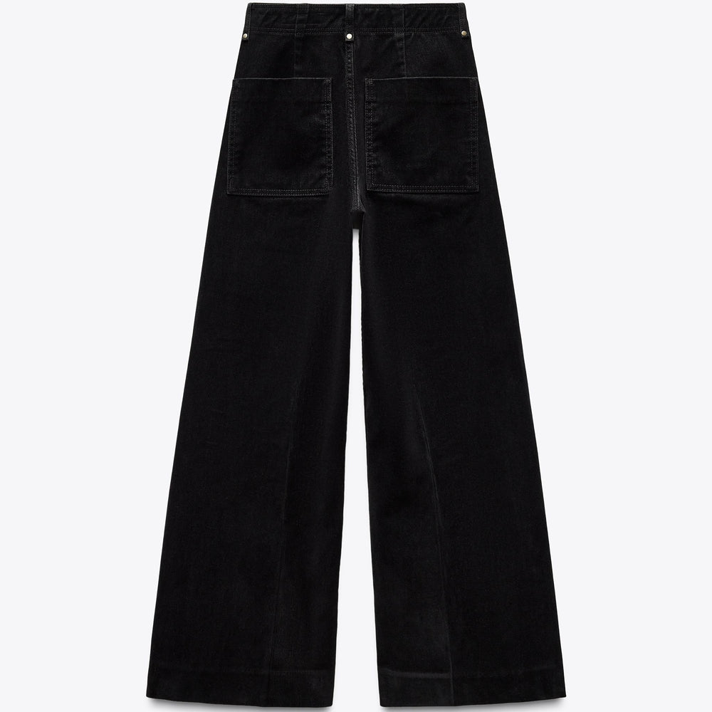 Moudda ZARA - Pantalon Wide Leg Tailleur - Flock - Tunisie 2