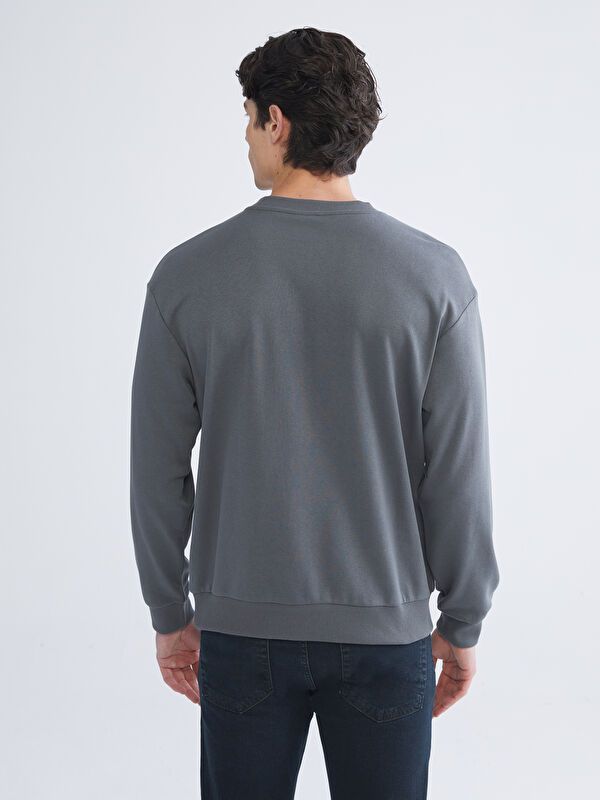Moudda LC Waikiki - Sweatshirt en jersey Homme Gris foncé - Tunisie 4