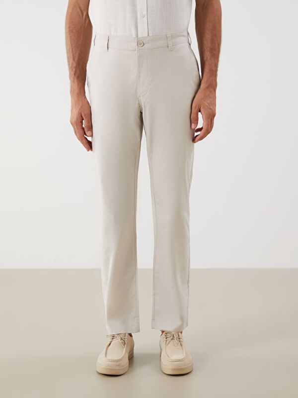 Moudda LC Waikiki - Pantalon chino tissé basique léger pour Hommes - Tunisie 2