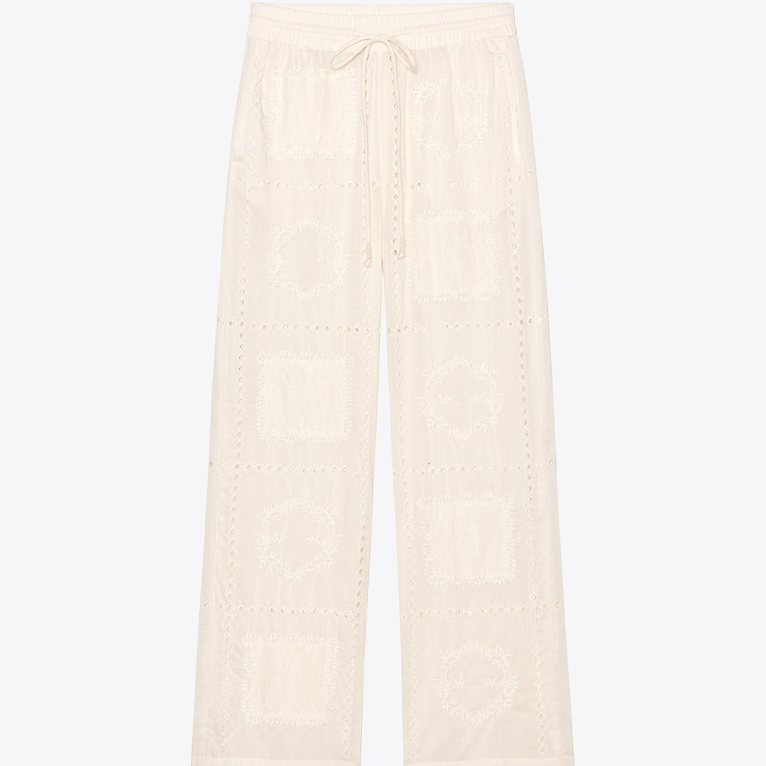 Moudda ZARA - Pantalon Pyjama - Broderie & Perles - Tunisie 1