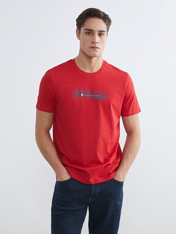 Moudda LC Waikiki - T-shirt imprimé manches courtes en jersey pour Homme - Tunisie 1
