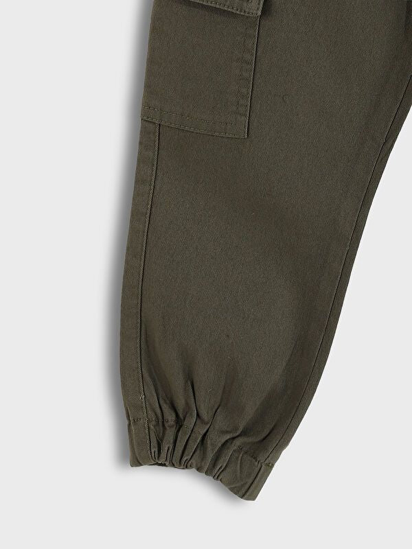 Moudda LC Waikiki - Pantalon tissé épais basique Garçon Kaki - Tunisie 3