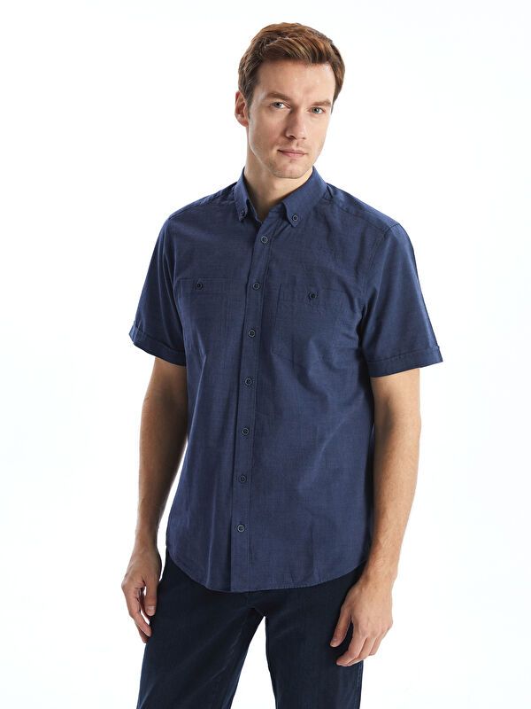 Moudda LC Waikiki - Chemise manches courtes en tissu pour Homme - Tunisie 1