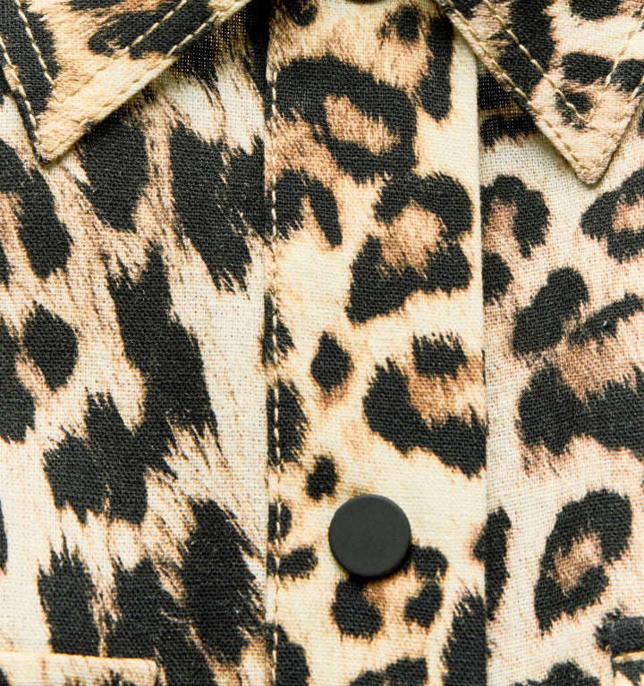 Moudda ZARA - Chemise surchemise en lin imprimé animalier - Tunisie 3