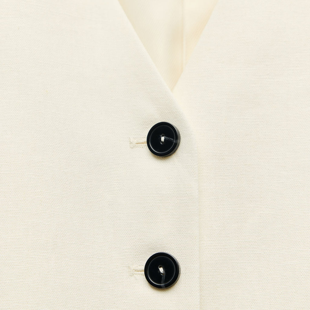 Moudda ZARA - Gilet tailleur lin (Ensemble) - Tunisie 3