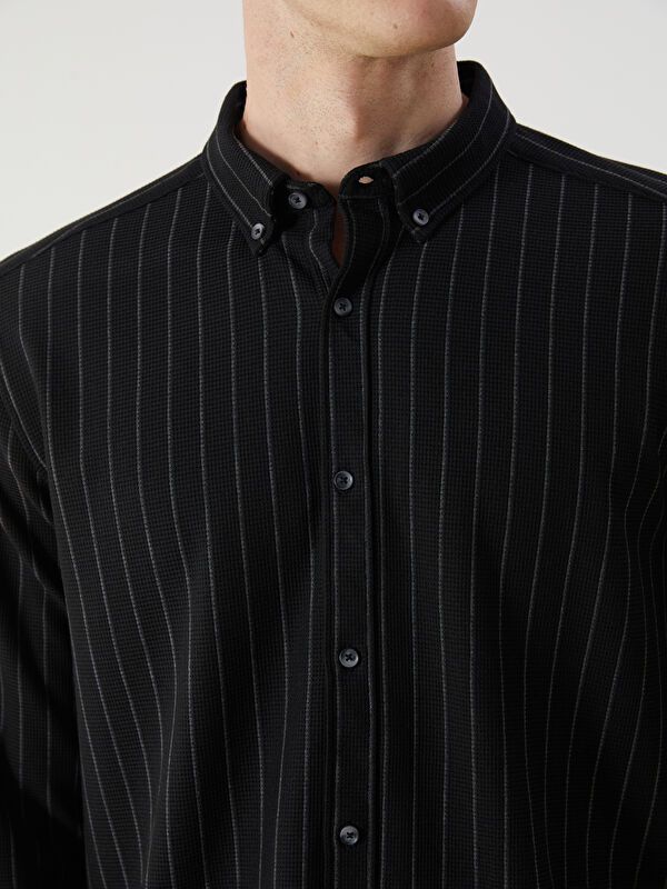 Moudda LC Waikiki - Chemise tissée à manches longues pour Hommes - Tunisie 3