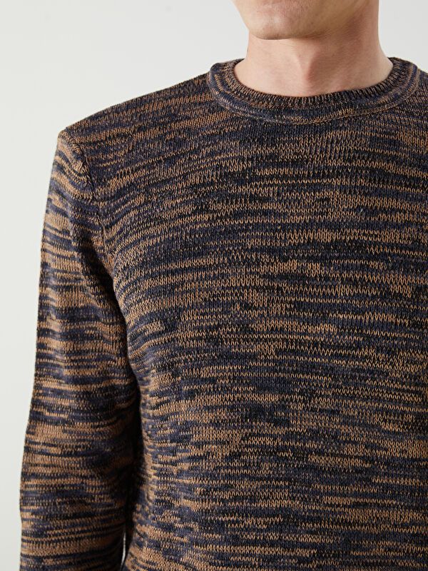 Moudda LC Waikiki - Pull en tricot Homme Mélange de la marine - Tunisie 3