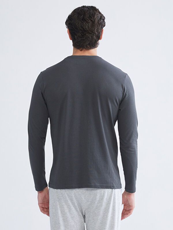 Moudda LC Waikiki - Ensemble pyjama en jersey à manches longues et bas longs pour Hommes - Tunisie 4