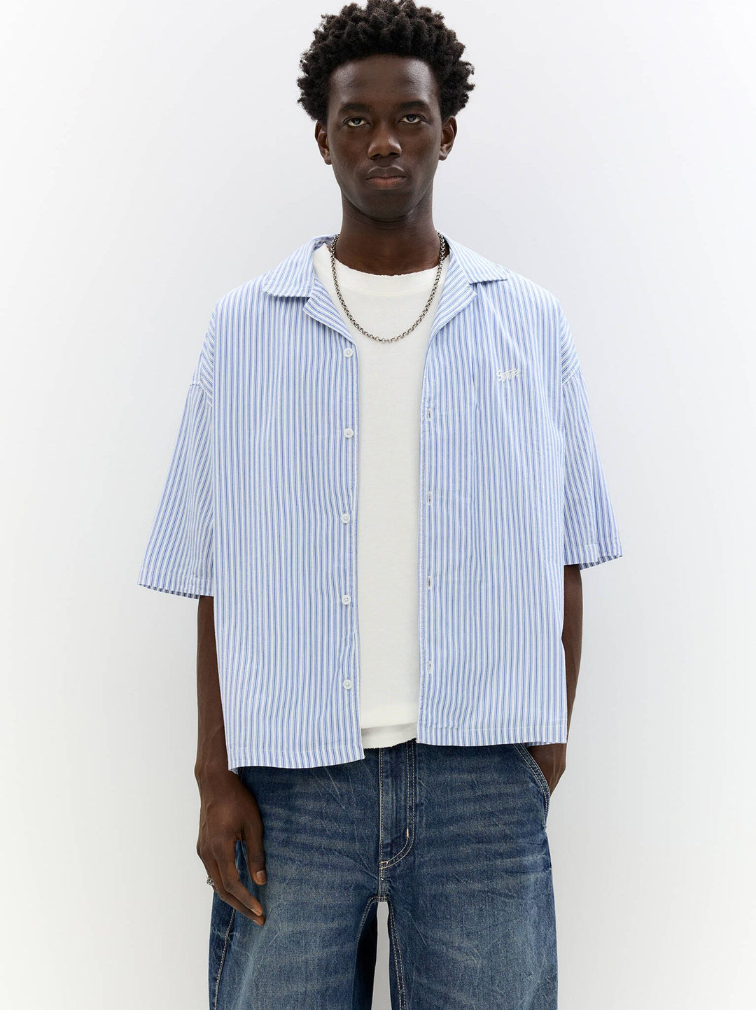 Moudda PULL & BEAR - Chemise Popeline - Imprimé Large - Tunisie 2