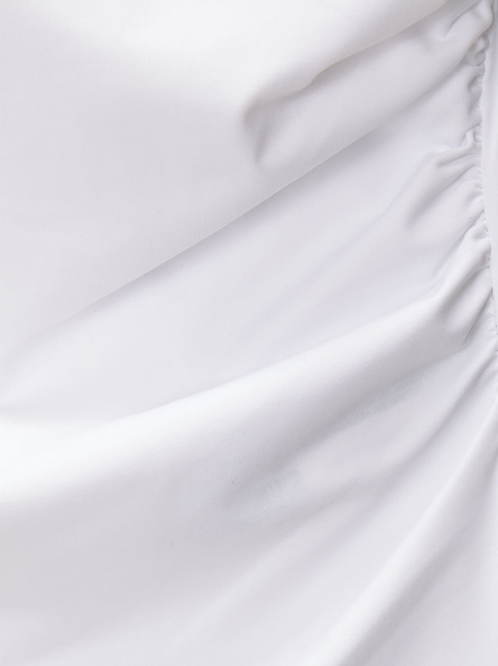 Moudda PULL & BEAR - Body Top Sans Manches Polyamide Froncé Latéral - Tunisie 4