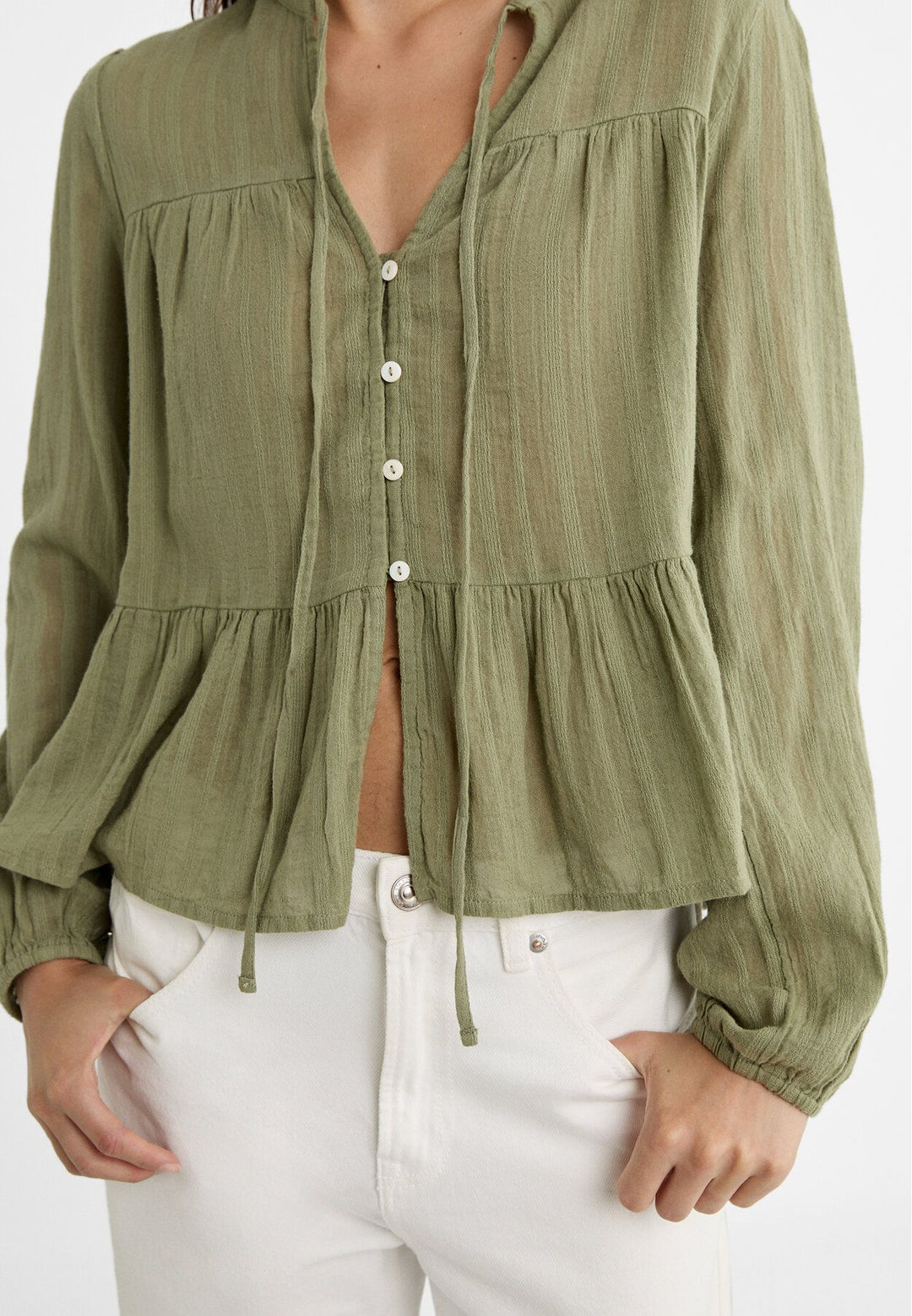 Moudda STRADIVARIUS - Blouse Boho à Étages - Tunisie 4