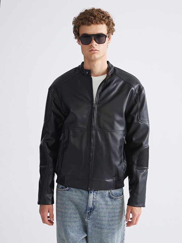 Moudda LC Waikiki - Manteau en cuir PU light pour Hommes - Tunisie 1