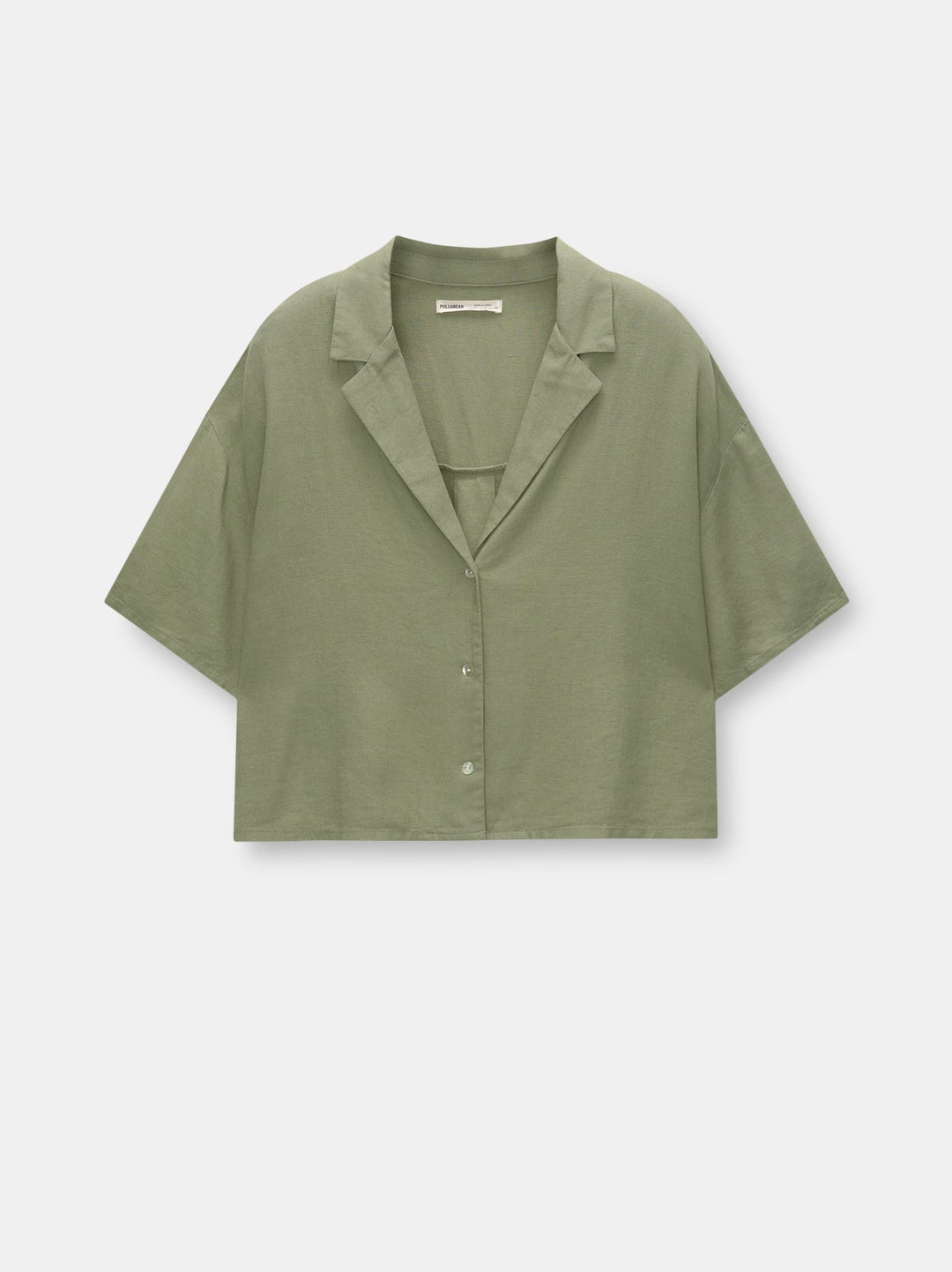 Moudda PULL & BEAR - Chemise Manches Courtes Basique Rustique - Tunisie 3