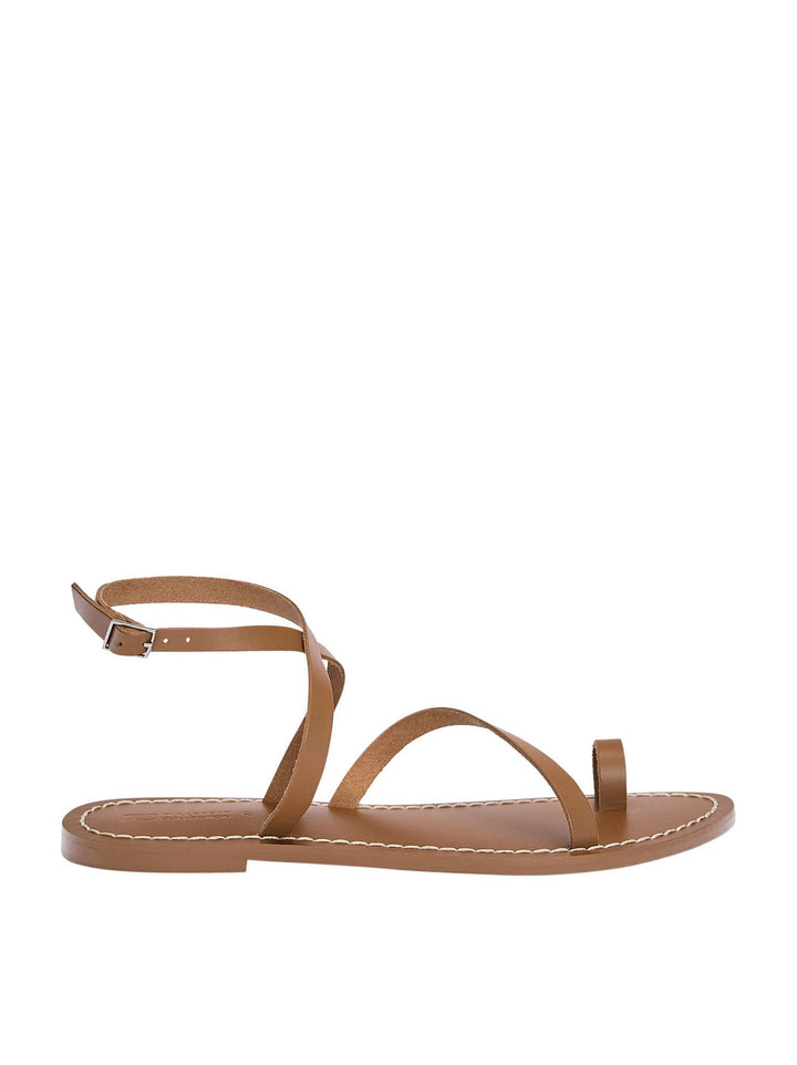 Moudda PULL & BEAR - Sandales Plates en Cuir - Tunisie 8