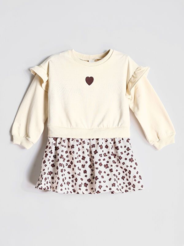 Moudda LC Waikiki - Robe en jersey manches longues Fille Nu - Tunisie 1