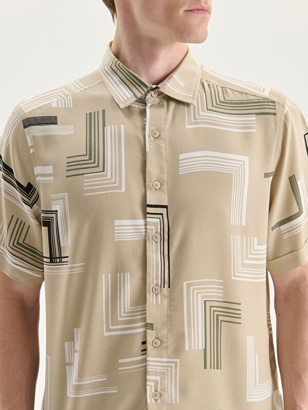 Moudda LC Waikiki - Chemise manches courtes en tissu pour Homme - Tunisie 3