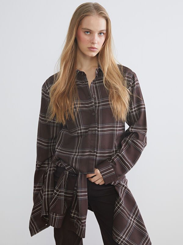 Moudda LC Waikiki - Chemise tissée à manches longues pour Femmes - Tunisie 1