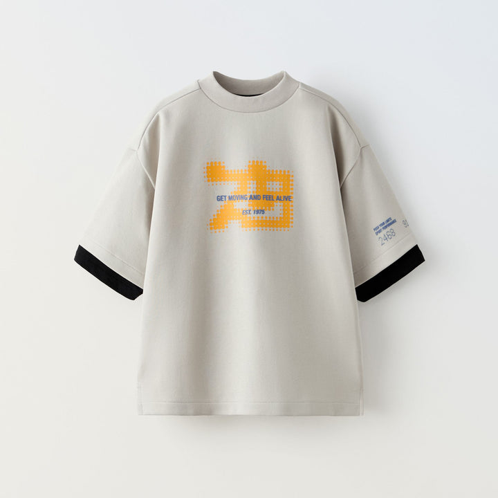 Moudda ZARA - Sweat molletonné sport, double manche en interlock - Tunisie 1