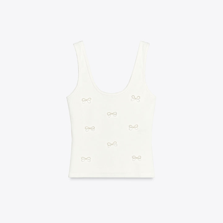 Moudda ZARA - T-Shirt - Strass & Nœuds - Tunisie 1