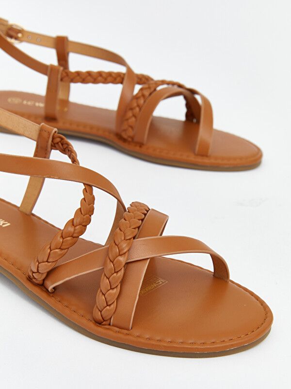 Moudda LC Waikiki - Sandales pour Femme couleur Camel - Tunisie 3