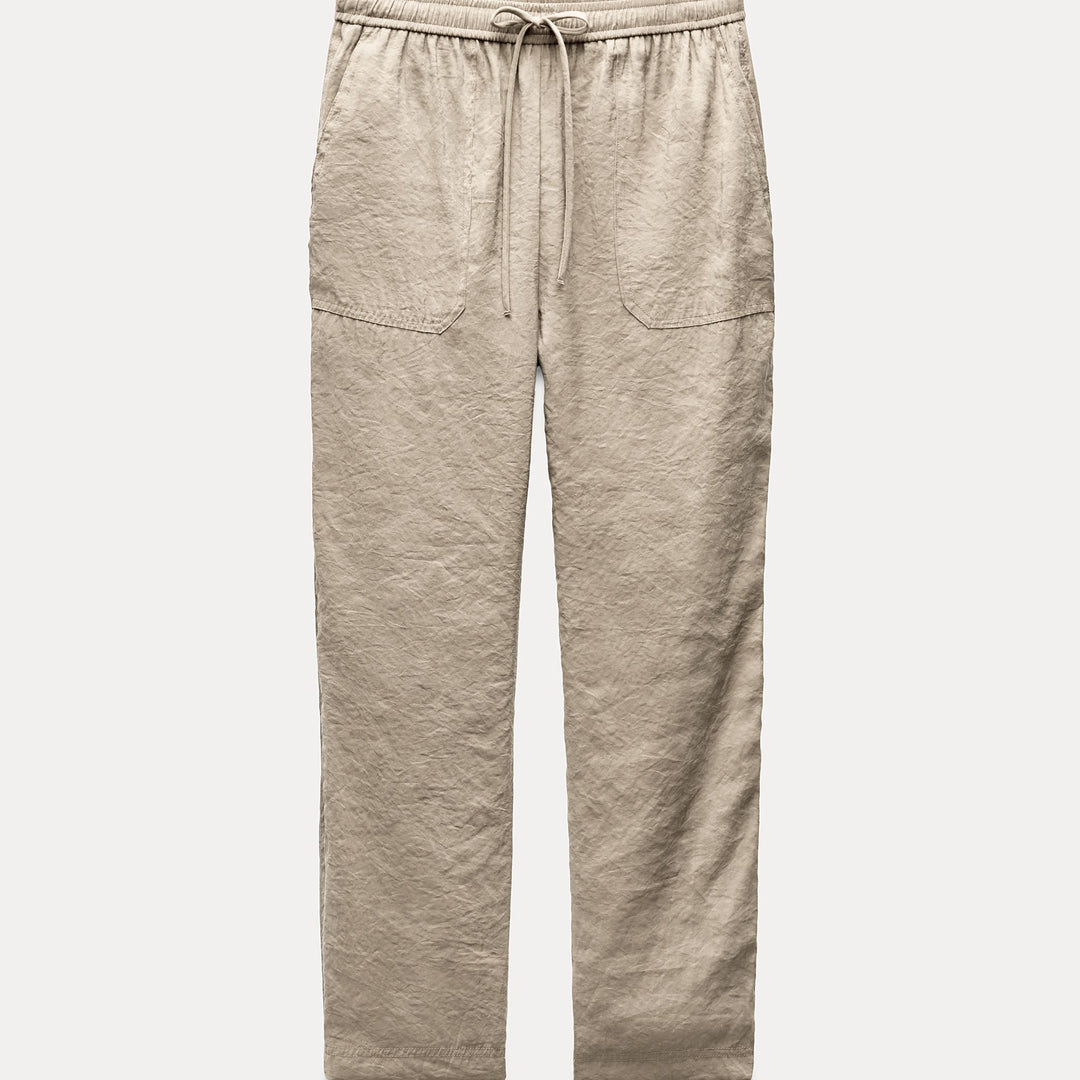 Moudda ZARA - Pantalon fluide 7/8 taille élastique - Tunisie 1