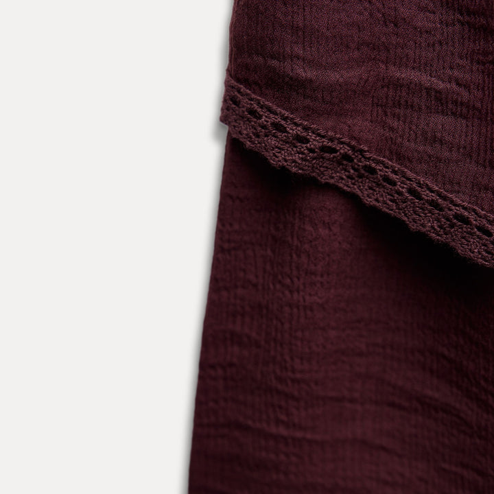 Moudda ZARA - Robe Mini Viscose - Taille Élastique & Dentelle - Tunisie 4
