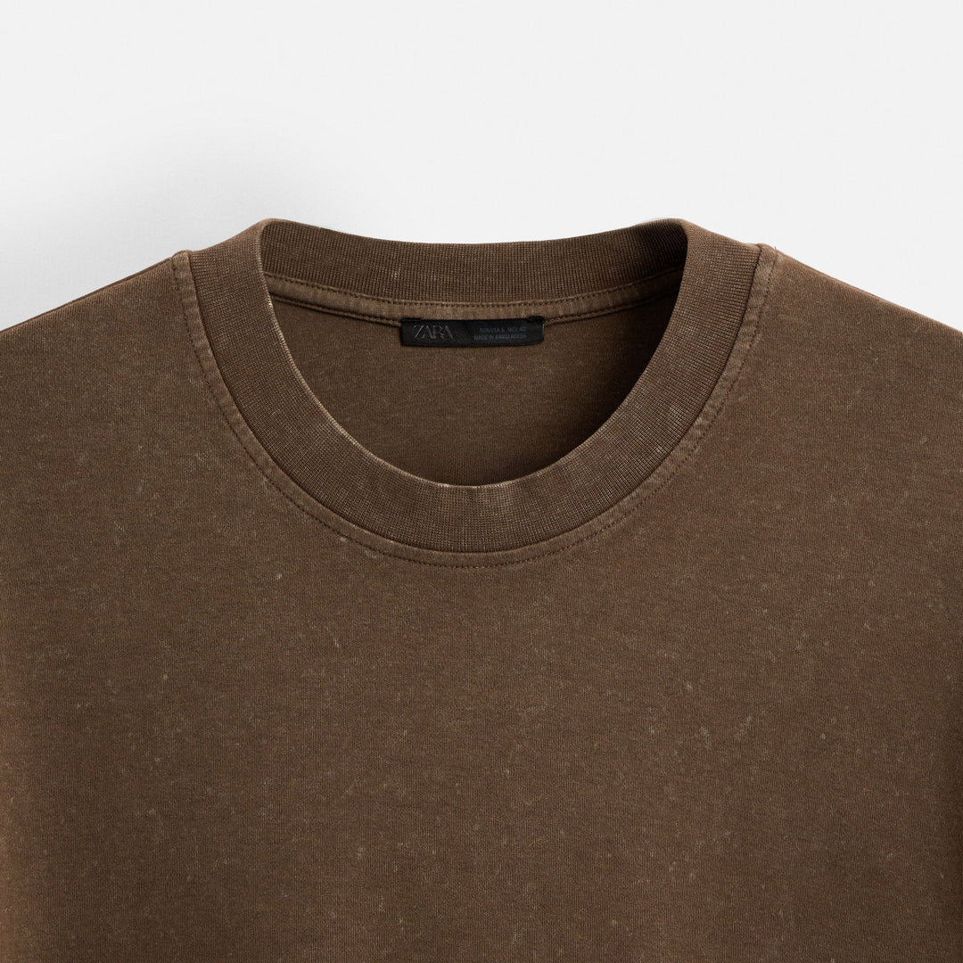 Moudda ZARA - T-Shirt Relax - Lavé & Interlock - Tunisie 3