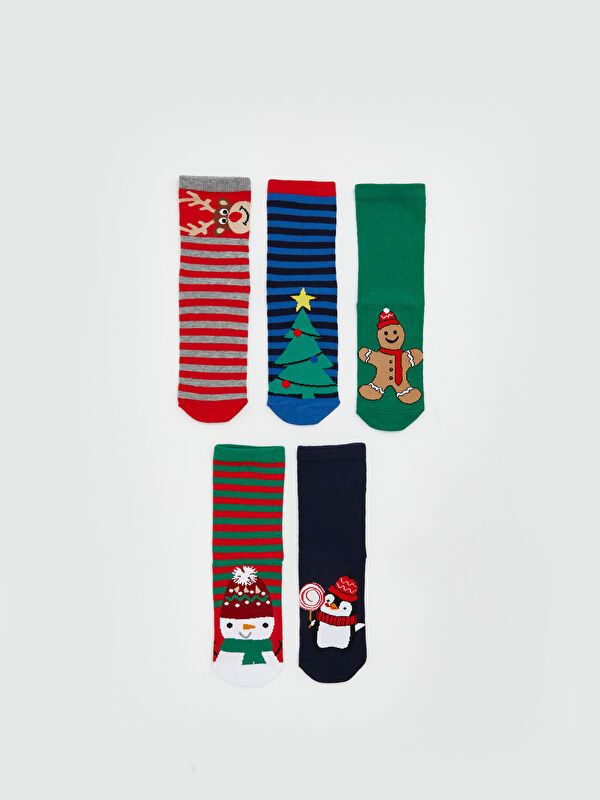 Moudda LC Waikiki - Chaussettes cheville couleur Mélange teint fil pour garçons - Tunisie 2