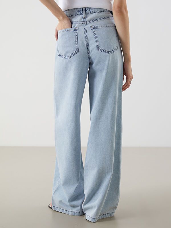 Moudda LC Waikiki - pantalon en jean tissé pour Femmes - Tunisie 4