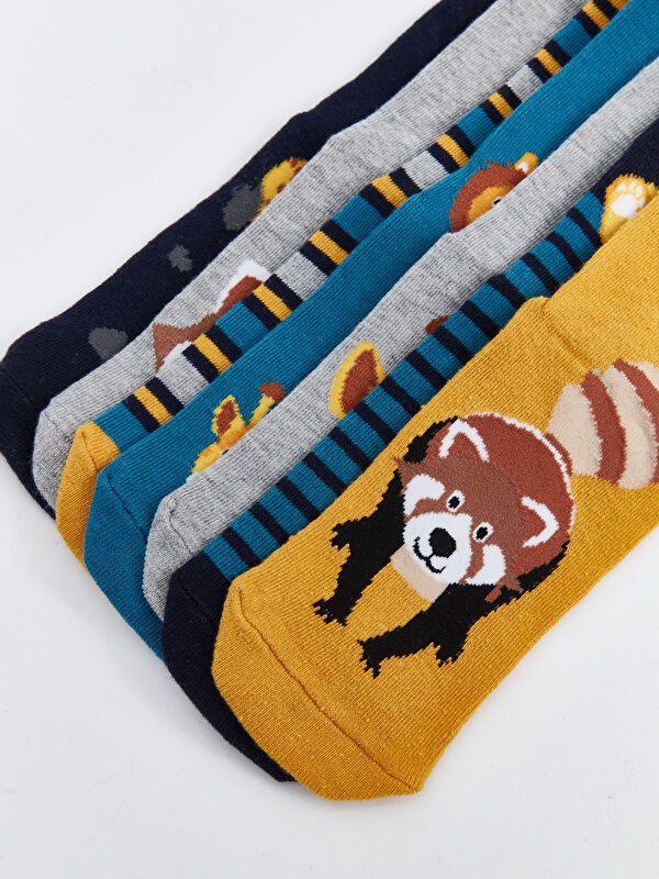 Moudda LC Waikiki - Chaussettes courtes Garçon Fil mélangé teint - Tunisie 3