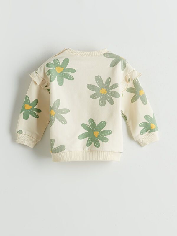 Moudda LC Waikiki - Ensemble en jersey Fille Crème imprimée - Tunisie 3