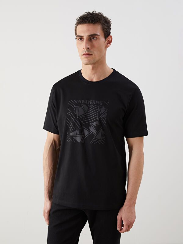 Moudda LC Waikiki - T-shirt imprimé manches courtes en jersey pour Homme - Tunisie 1